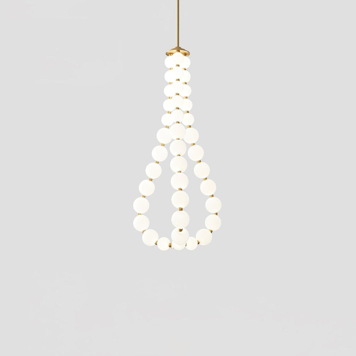 Glass Pearl Necklace Chandelier - view 14