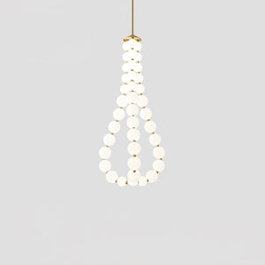 Glass Pearl Necklace Chandelier - view 14