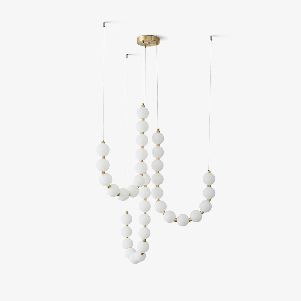 Glass Pearl Necklace Chandelier - view 52