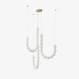 Glass Pearl Necklace Chandelier - view 52