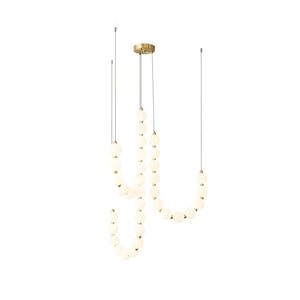Glass Pearl Necklace Chandelier - view 20