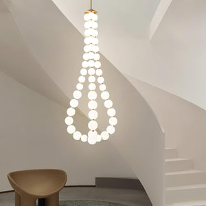 Glass Pearl Necklace Chandelier - view 21