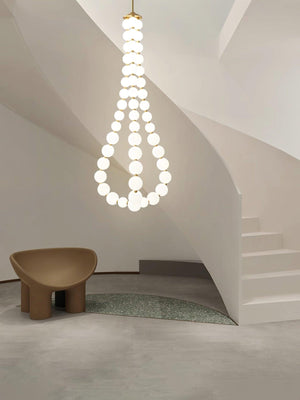 Glass Pearl Necklace Chandelier - view 22