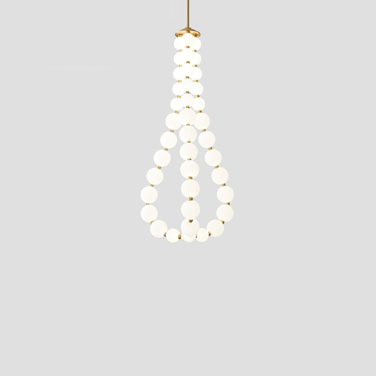 Glass Pearl Necklace Chandelier - view 46