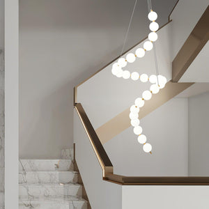 Glass Pearl Necklace Chandelier - view 23
