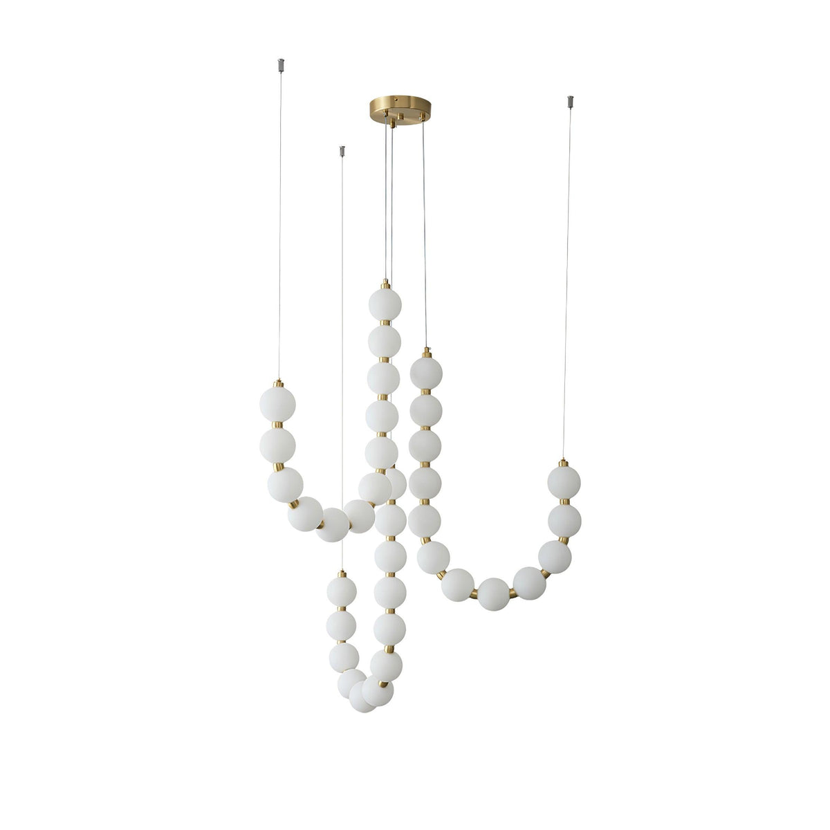 Glass Pearl Necklace Chandelier - view 27