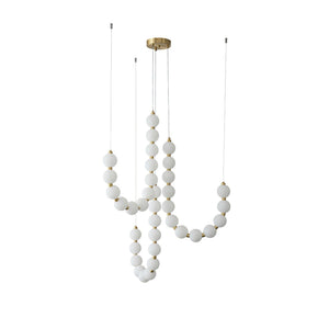 Glass Pearl Necklace Chandelier - view 27