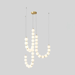 Glass Pearl Necklace Chandelier - view 44