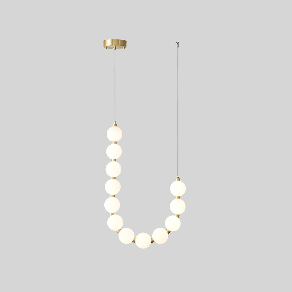 Glass Pearl Necklace Chandelier - view 43