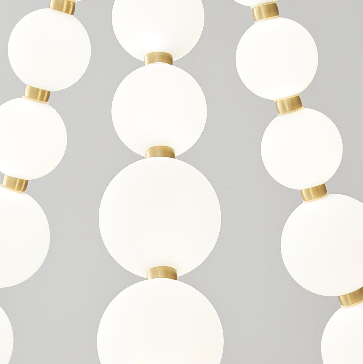 Glass Pearl Necklace Chandelier - view 28