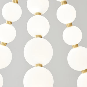 Glass Pearl Necklace Chandelier - view 28