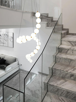 Glass Pearl Necklace Chandelier - view 29