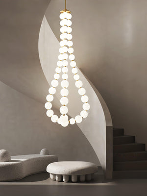 Glass Pearl Necklace Chandelier - view 30