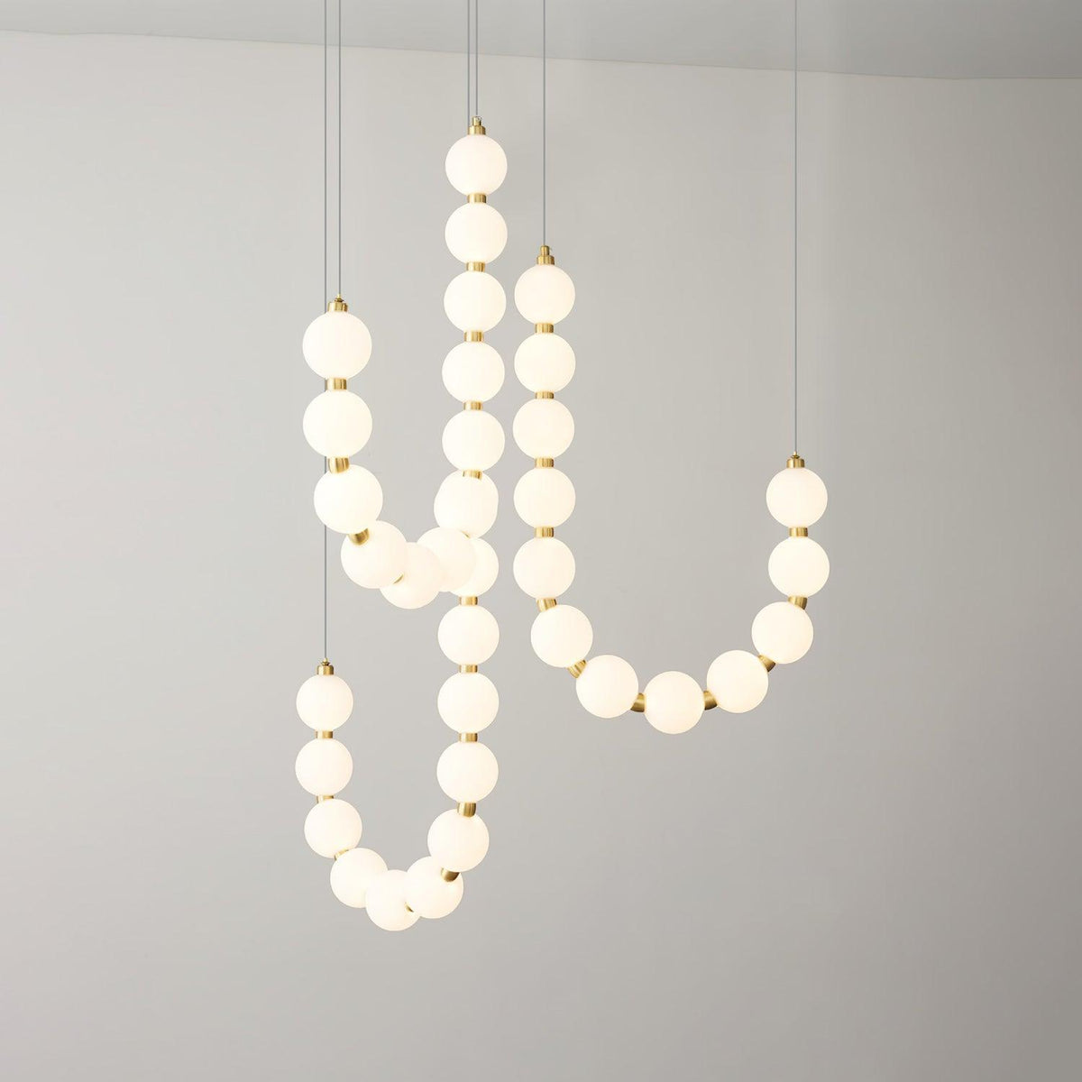 Glass Pearl Necklace Chandelier - view 31