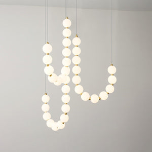 Glass Pearl Necklace Chandelier - view 31