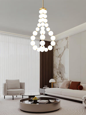 Glass Pearl Necklace Chandelier - view 33