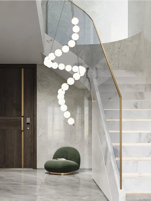Glass Pearl Necklace Chandelier - view 34