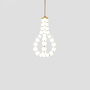 Glass Pearl Necklace Chandelier - view 45