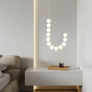 Glass Pearl Necklace Chandelier - view 39