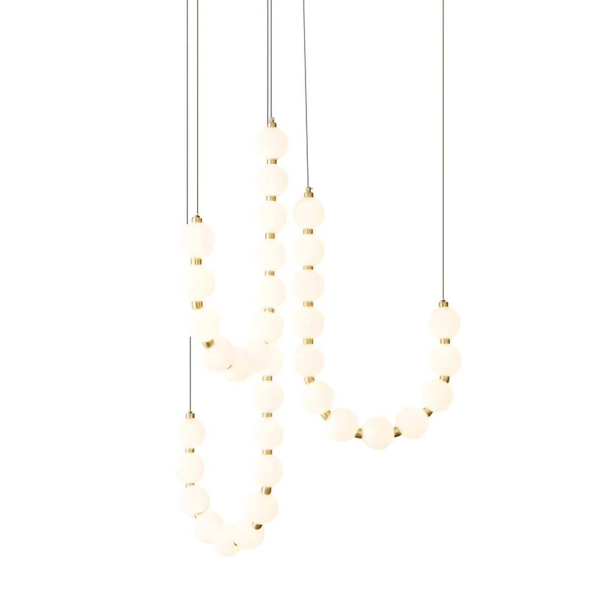 Glass Pearl Necklace Chandelier - view 57