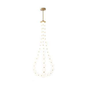 Glass Pearl Necklace Chandelier - view 11