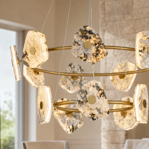 Petra Chandelier Modern Dining Room 39.4" D