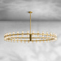 Auraline Crystal Round Chandelier 60"