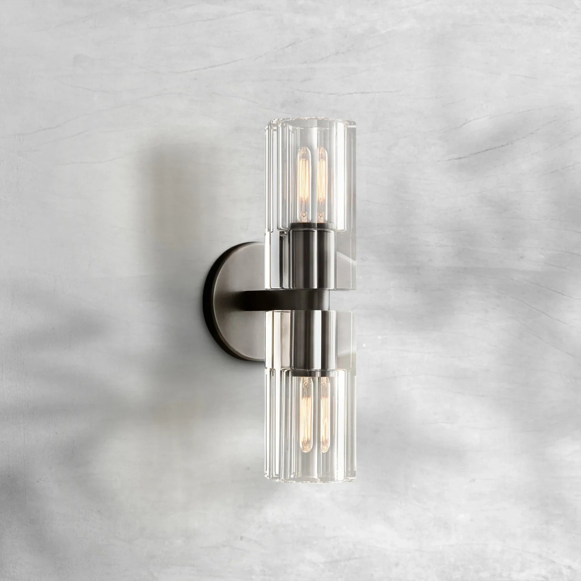 Auraline Crystal 2 Lights Wall Sconce