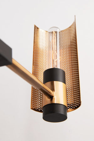 Eternity Modern Brass Chandelier 2 Sizes - view 6