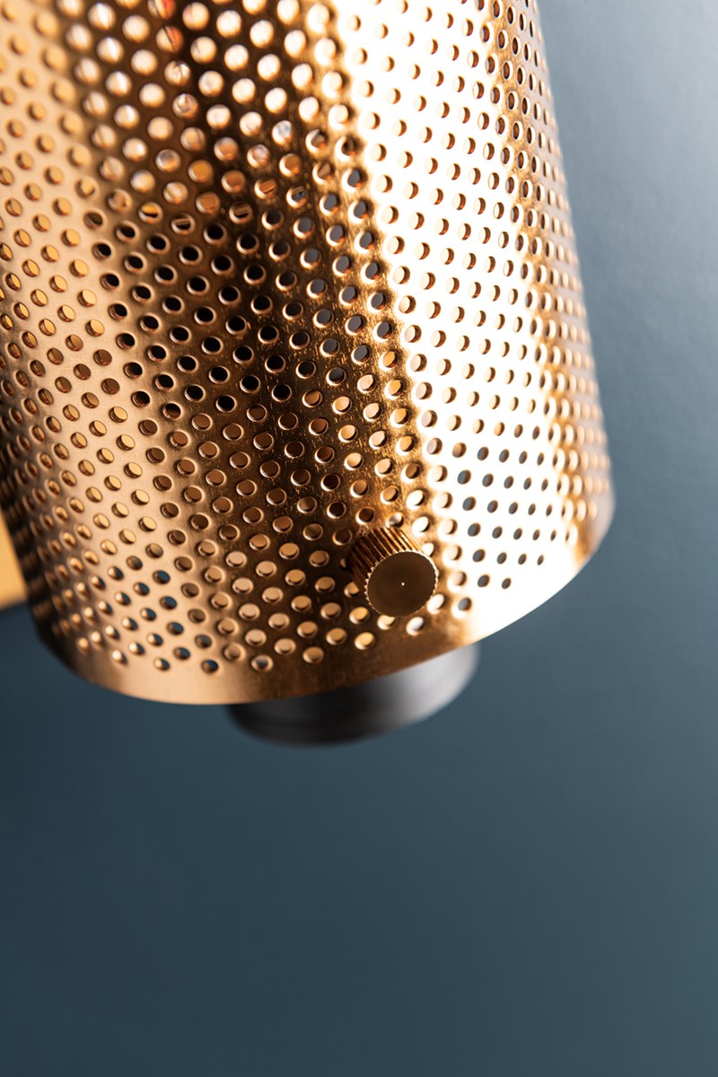 Eternity Modern Brass Chandelier 2 Sizes - view 8
