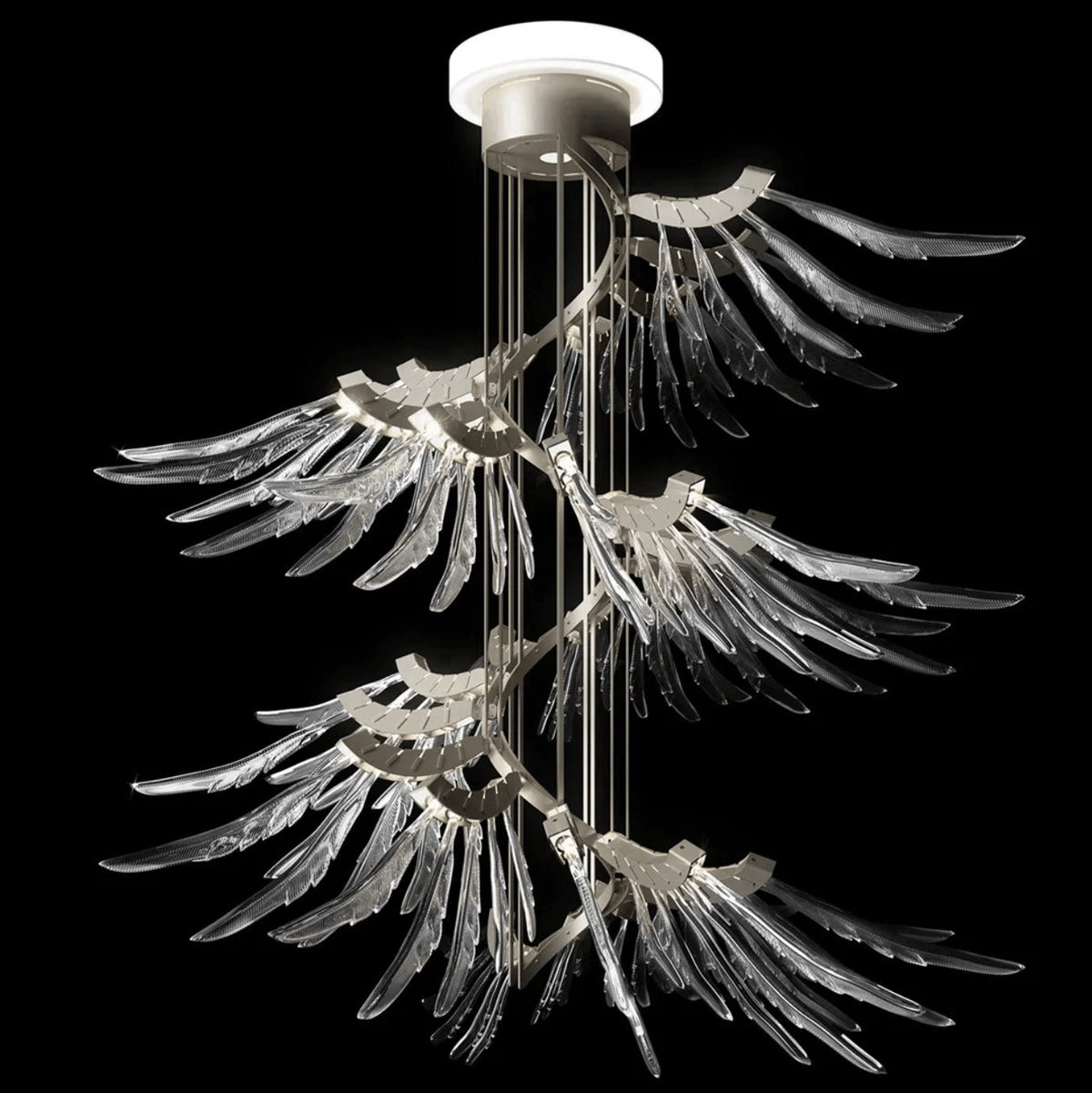 Galaxy Plumage Ascent Crystal Chandelier - view 5