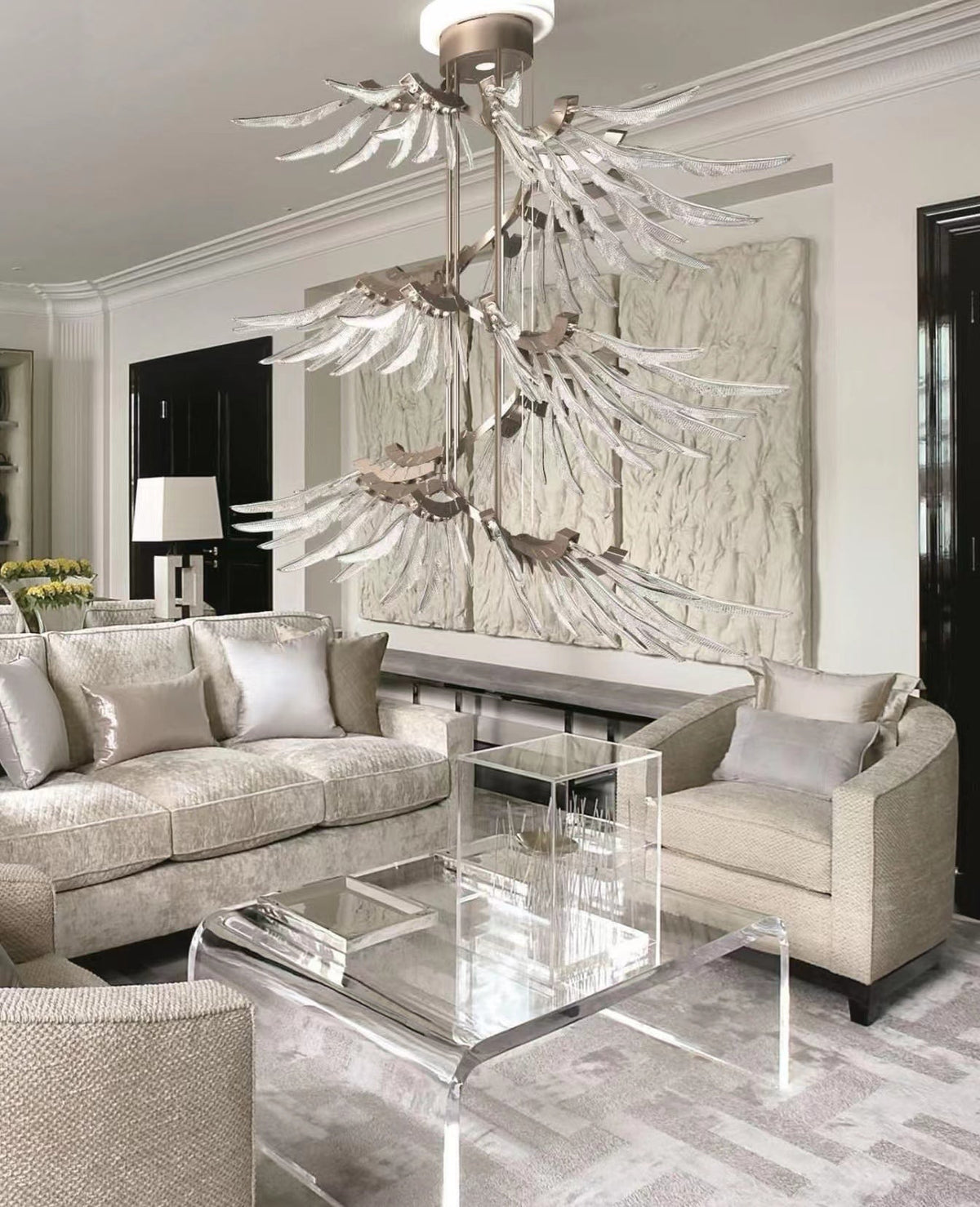 Galaxy Plumage Ascent Crystal Chandelier - view 7