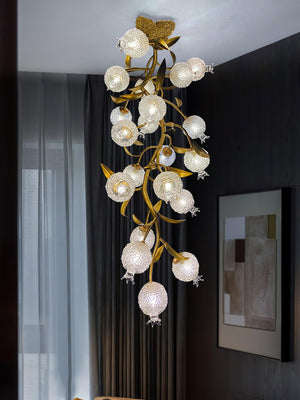 Pomegranate Brass Branch Chandelier - view 16