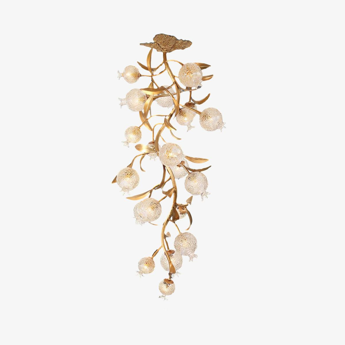 Pomegranate Brass Branch Chandelier - view 20