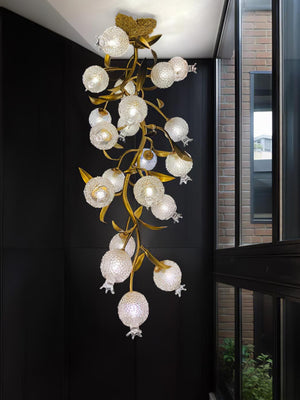 Pomegranate Brass Branch Chandelier - view 10