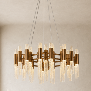 Brass Chandelier - view 2