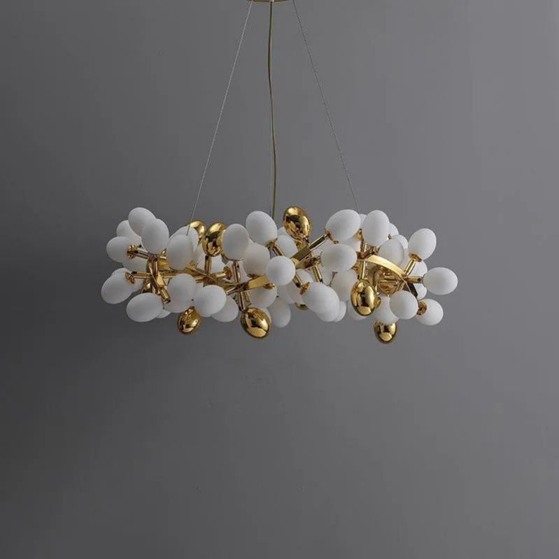 Pretty Grape Circle Branch Chandelier - view 3