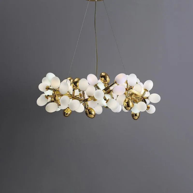 Pretty Grape Circle Branch Chandelier - view 2
