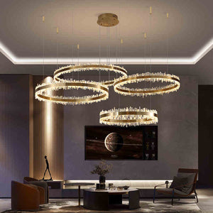 Primary Crystal Rings Chandelier - view 6