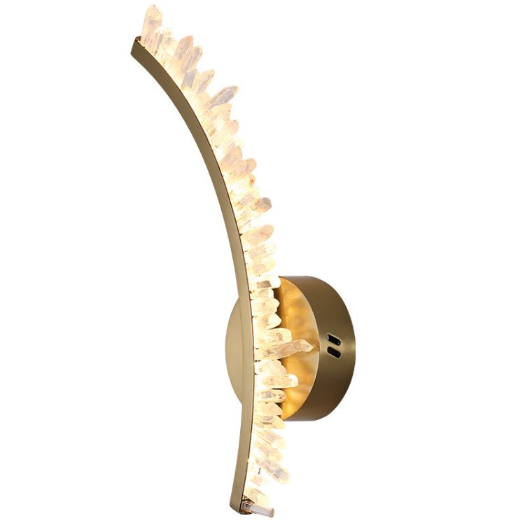 Modern Simple Rock Crystal Sconce, chandelier - view 6