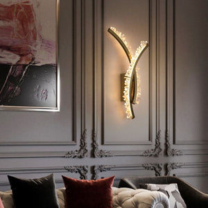 Modern Simple Rock Crystal Sconce, chandelier - view 4