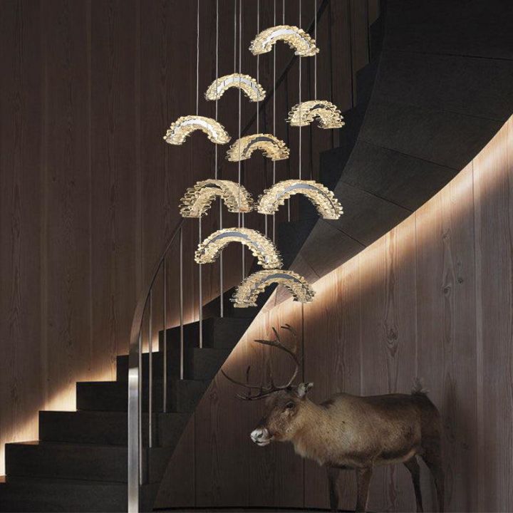 Primary Staircase Crystal Chandelier - view 2