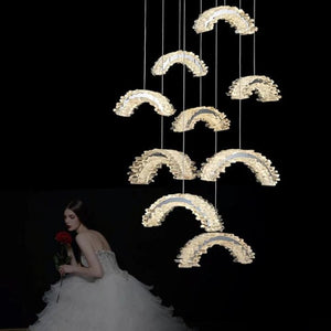 Primary Staircase Crystal Chandelier - view 3