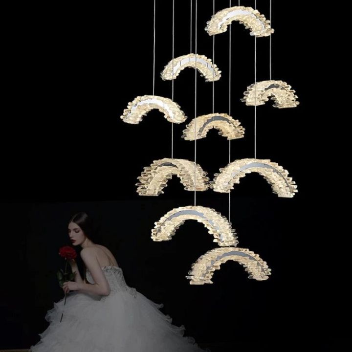 Primary Staircase Crystal Chandelier - view 3