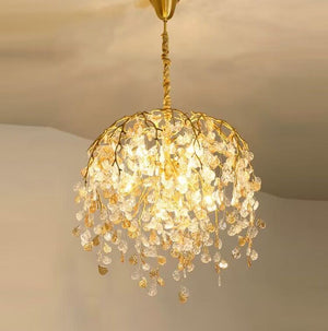 Modern Luxury Leaf Branch Glass Chandelier for Living/Dining Room/Bedroom - view 2