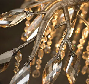 New Luxury Branch Crystal Pendant Chandelier Designer Creative Art Dining Room/Living Room Light Fixture - view 22