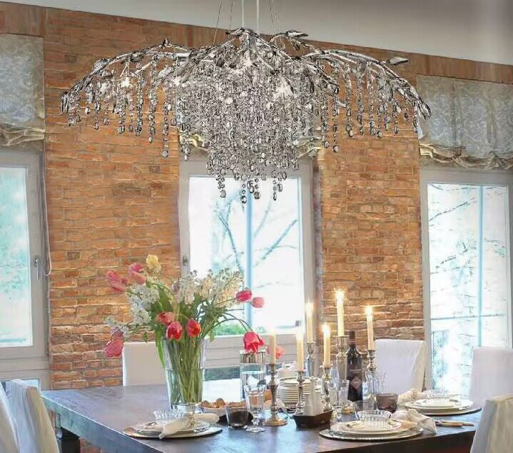 New Luxury Branch Crystal Pendant Chandelier Designer Creative Art Dining Room/Living Room Light Fixture - view 11