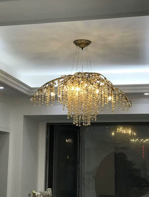 New Luxury Branch Crystal Pendant Chandelier Designer Creative Art Dining Room/Living Room Light Fixture - view 16