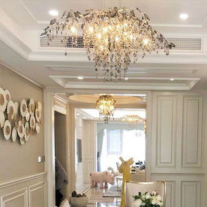 New Luxury Branch Crystal Pendant Chandelier Designer Creative Art Dining Room/Living Room Light Fixture - view 10