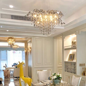 New Luxury Branch Crystal Pendant Chandelier Designer Creative Art Dining Room/Living Room Light Fixture - view 19